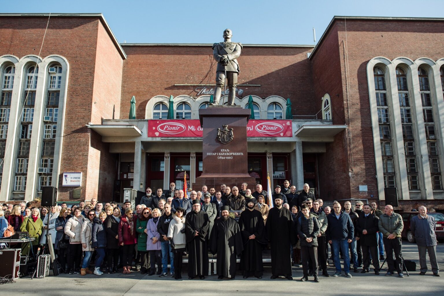 U Subotici položeni venci na spomenik Kralju Petru Prvom povodom 25. novembra 1918. godine