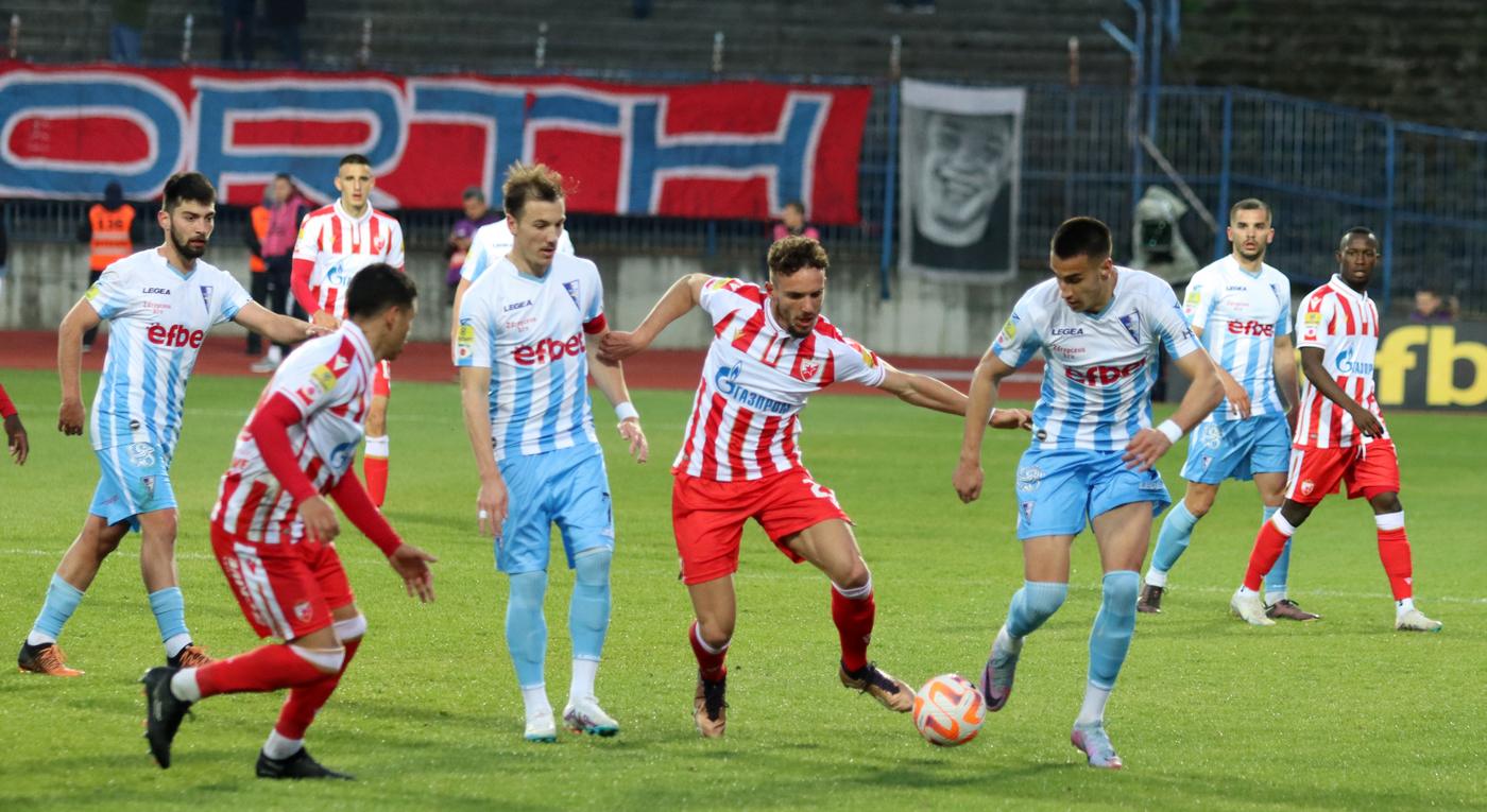 Fudbaleri Crvene zvezde ostvarili ubedljivu pobedu u Subotici