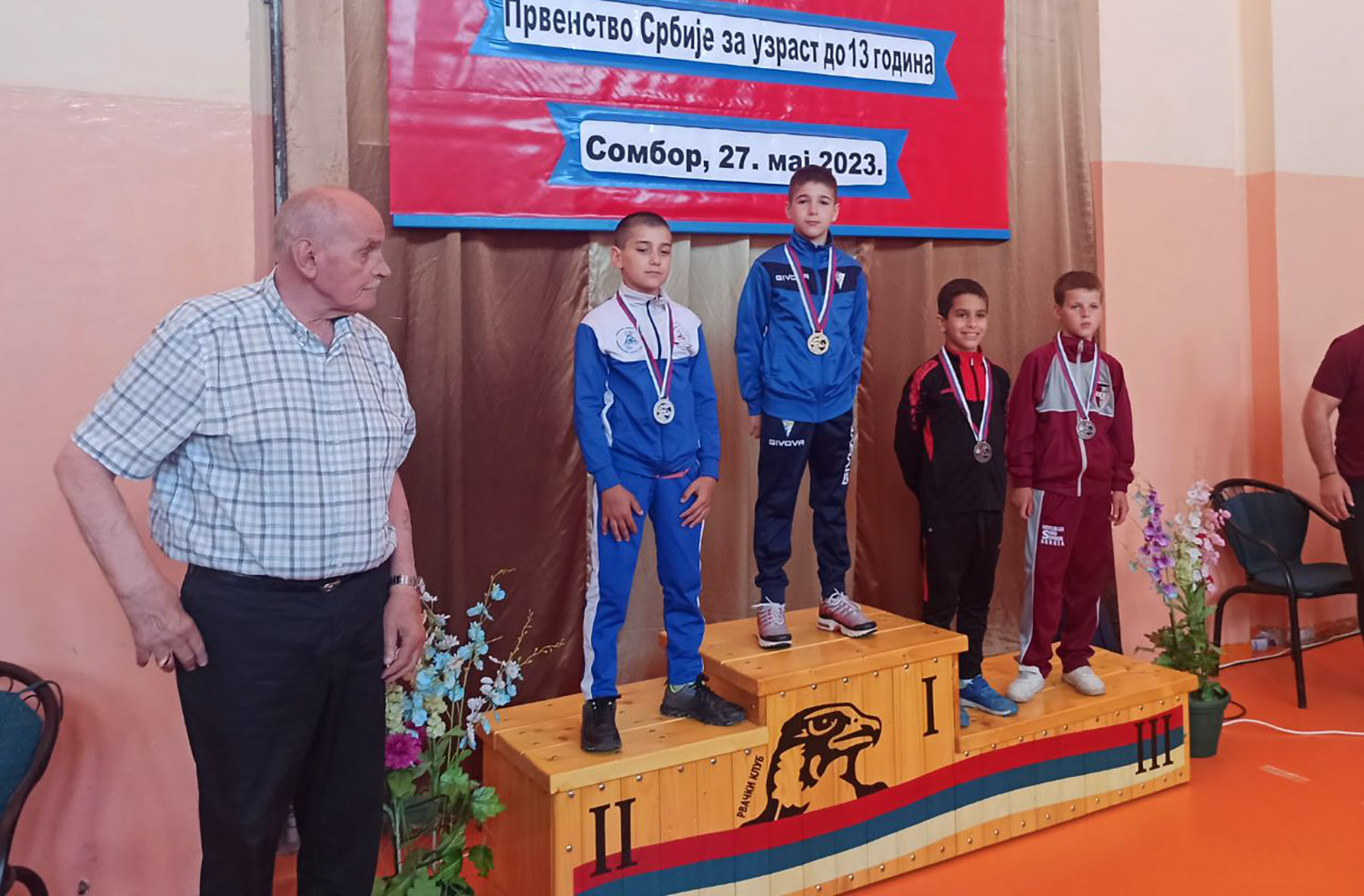 Mladi Tankosić Dragan prvak Srbije u rvanju za uzrast do 13 godina