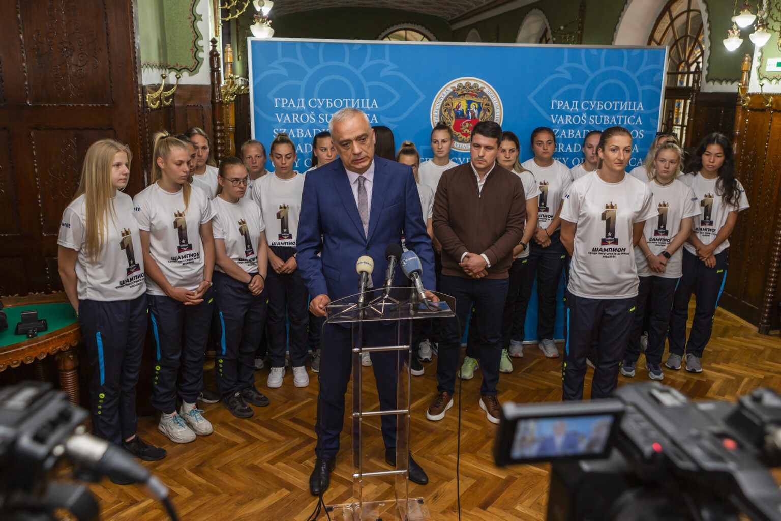 &bdquo;Golubice&ldquo; na prijemu kod gradonačelnika Bakića