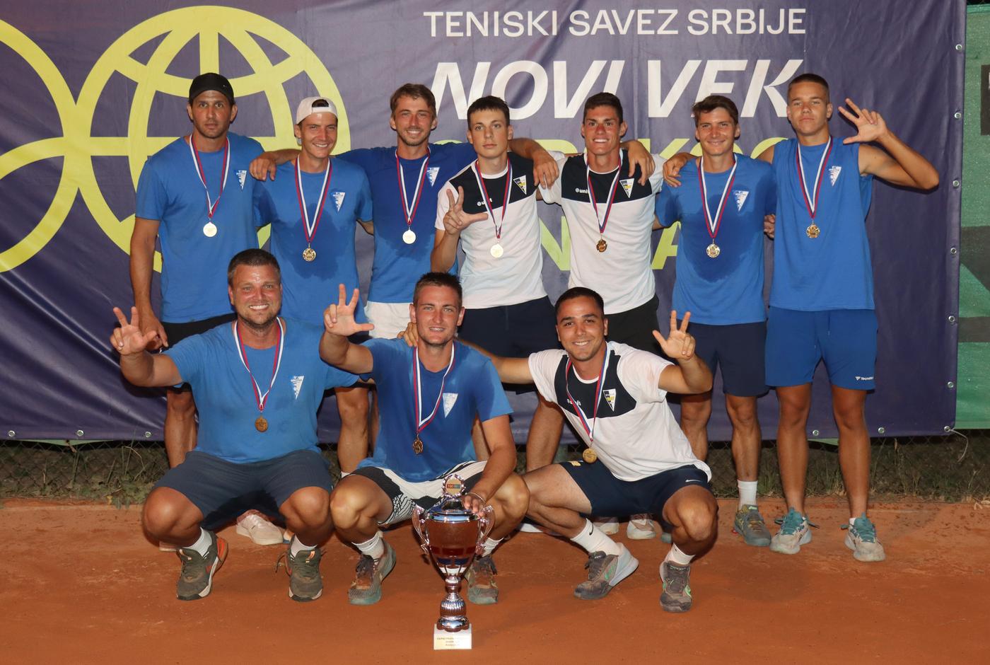 Teniseri Spartaka ekipni šampioni Srbije