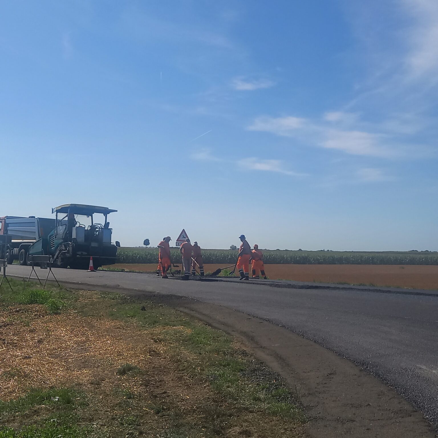 U toku su radovi na državnom putu između Bačkog Sokolca i Bačke Topole
