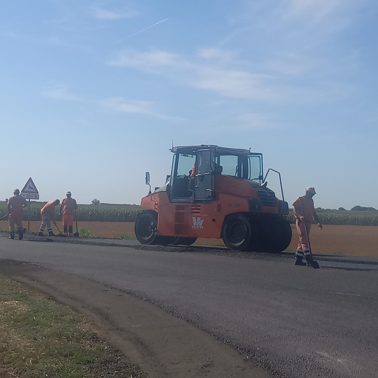 U toku su radovi na državnom putu između Bačkog Sokolca i Bačke Topole
