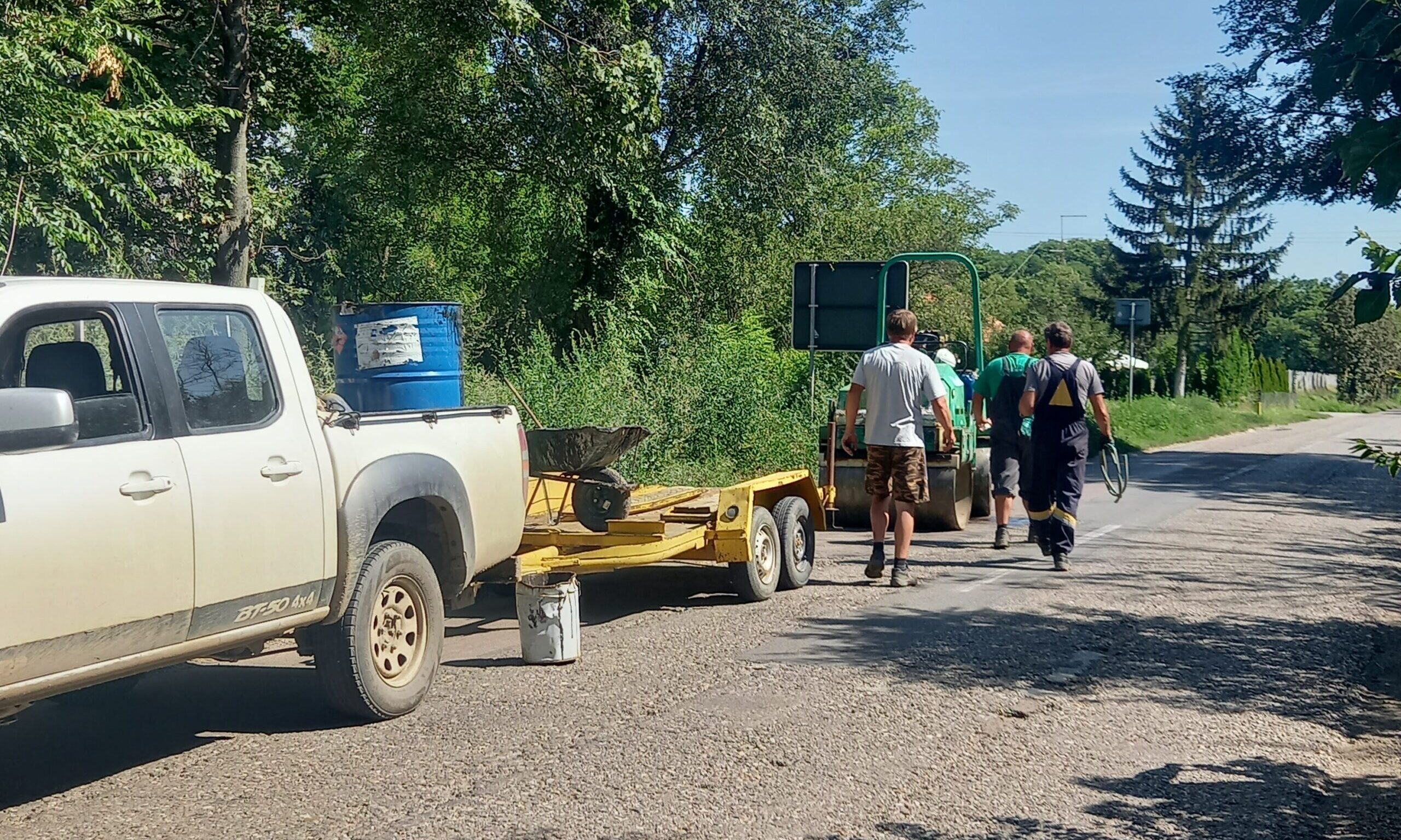Sanacija udarnih rupa na asfaltu