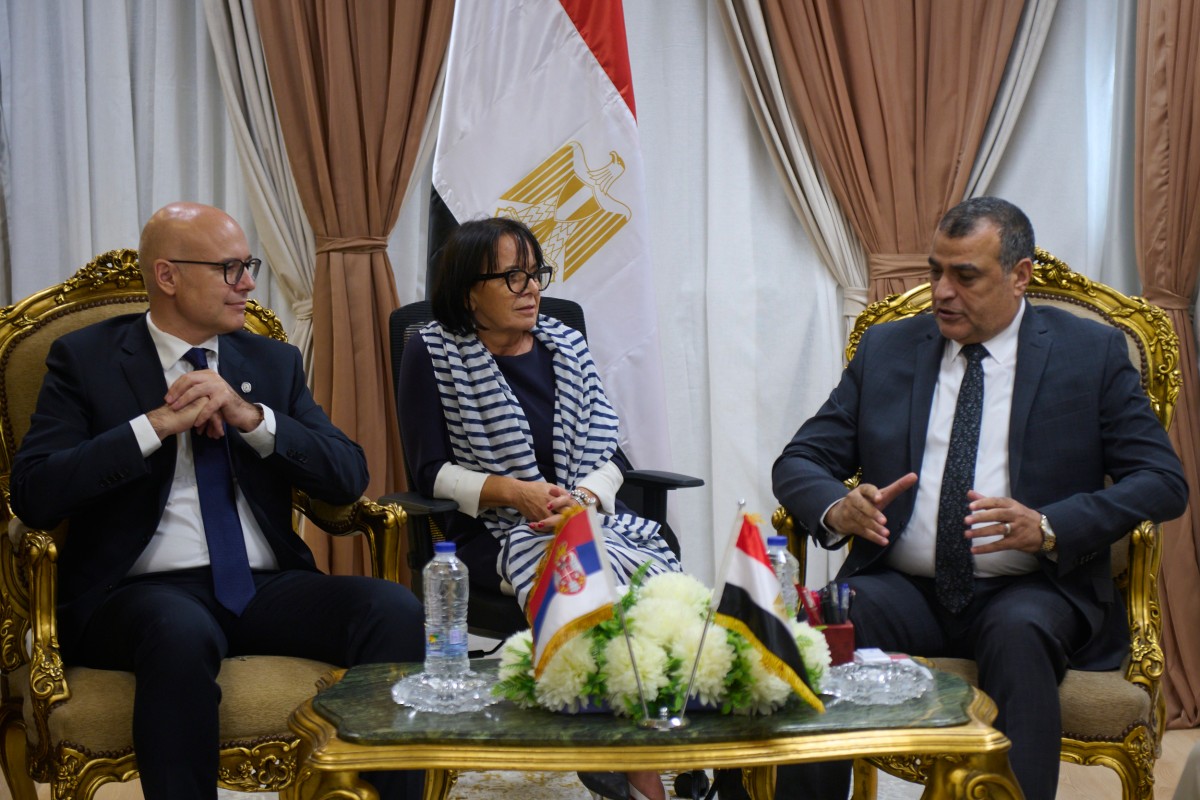 Vučević u Egiptu sa državnim ministrom za vojnu proizvodnju Al Din Mustafom