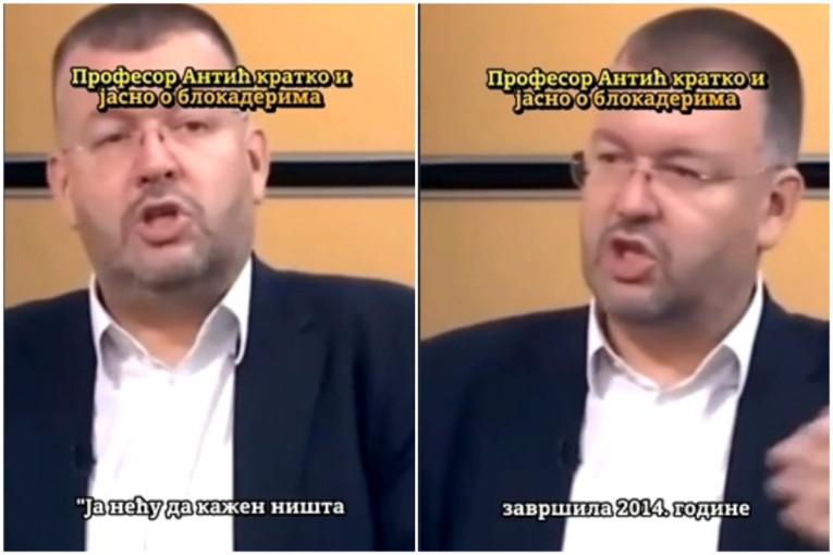 Ko se krije iza maske plenumaša: Profesor Antić objasnio u jednoj rečenici