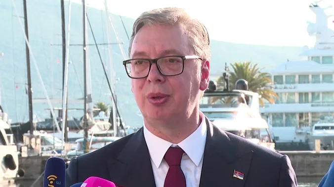 Vučić zagrmeo u Tivtu: Deset ključnih poruka predsednika Srbije