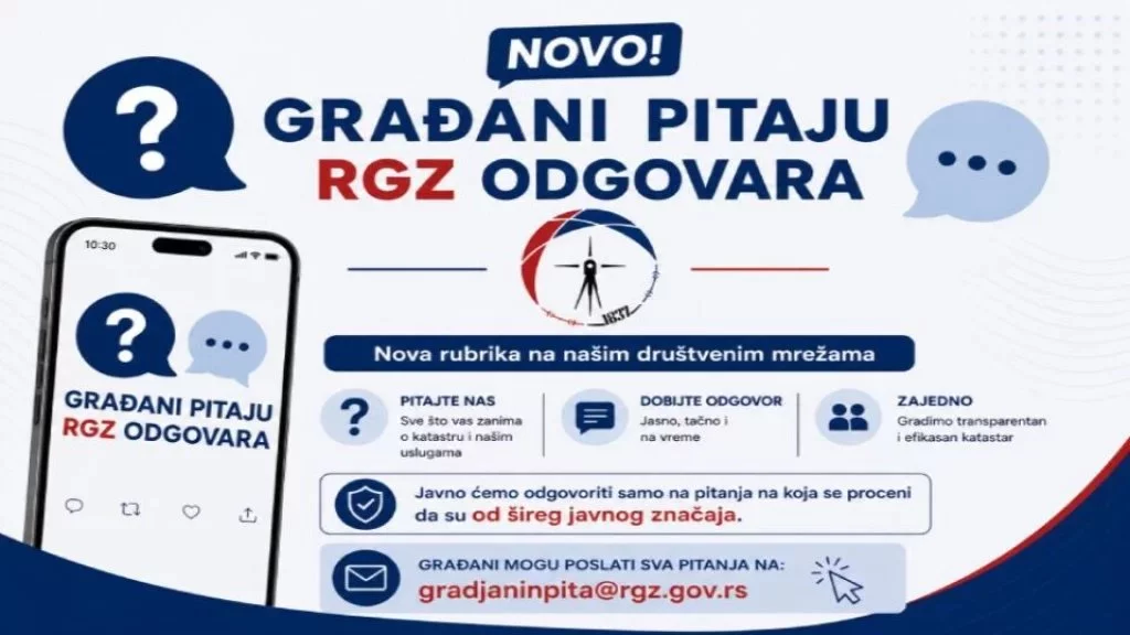„Građani pitaju, RGZ odgovara”