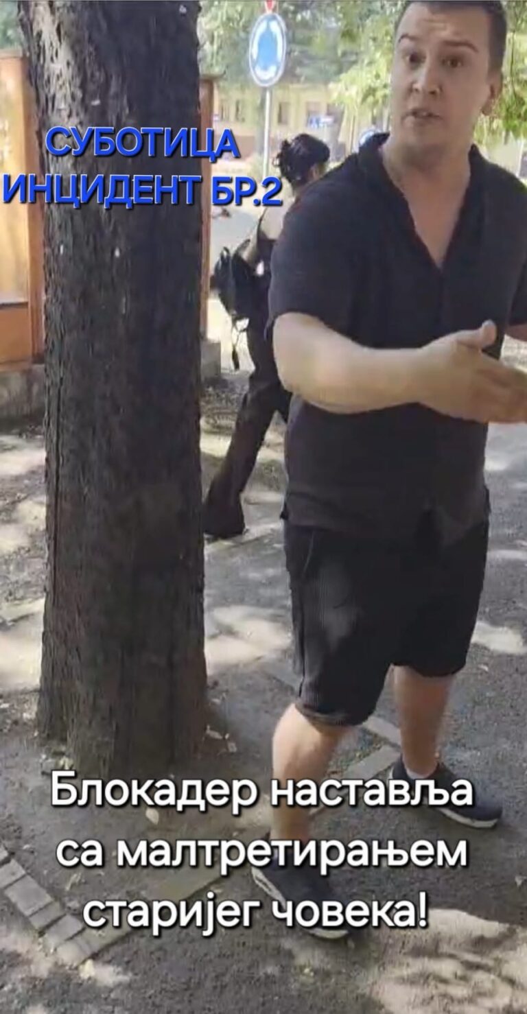 Skandal u Subotici: Taksista blokader pratio starca do kuće – slučaj prijavljen policiji!