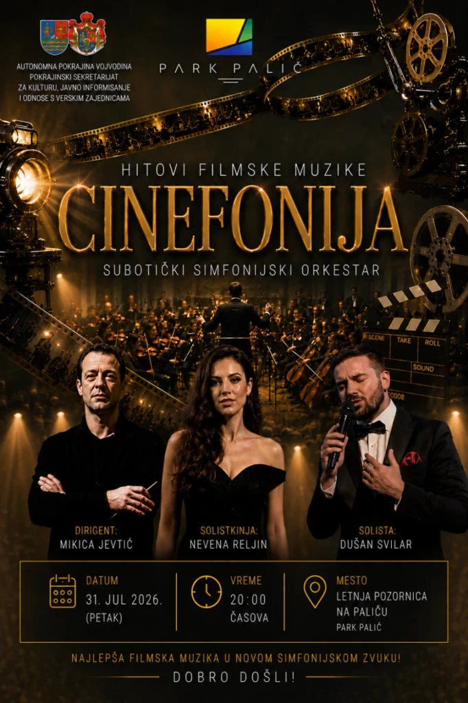 Subotica večeras u znaku muzike: od filmskih melodija na Paliću do džeza na rooftopu
