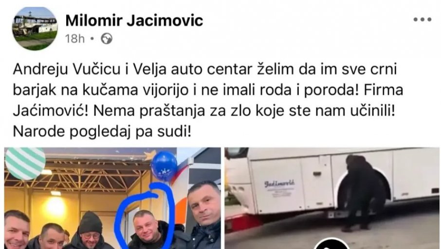 Jezive kletve upućene Andreju Vučiću - Jaćimović: Crni barjak da ti se vije na kući – usledile još gore poruke