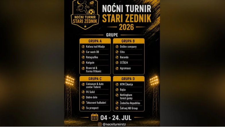 Počinje turnir u Starom Žedniku