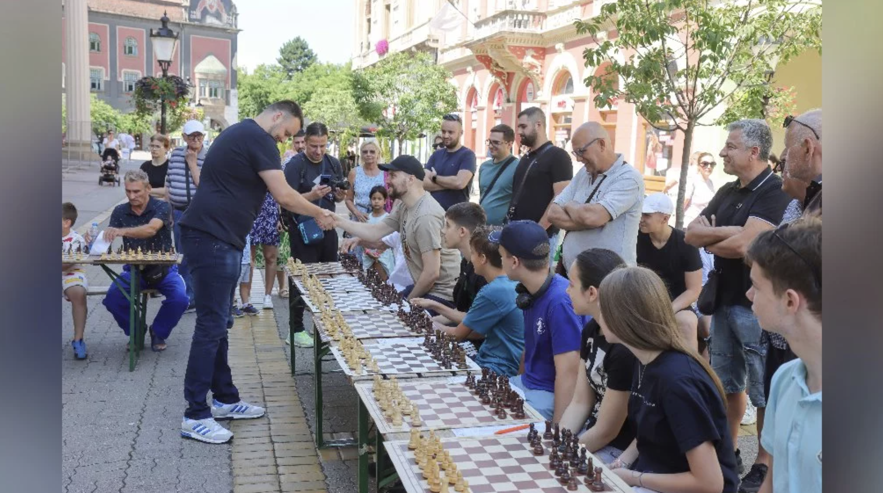 Šahovska simultanka u Subotici