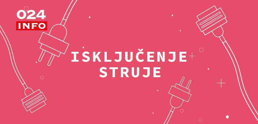 Isključenja struje za sredu, 19. avgust