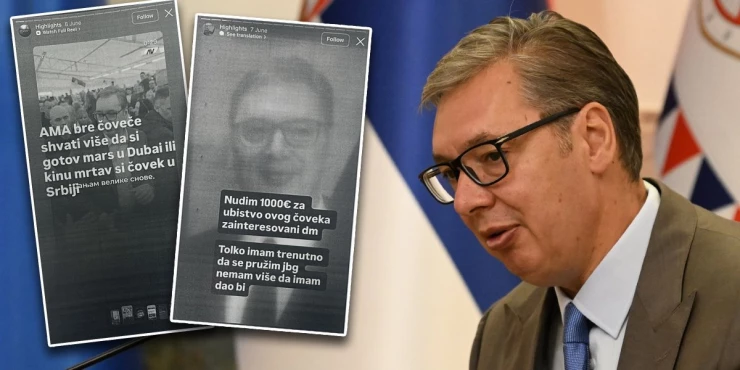Stigle jezive pretnje Vučiću, reagovalo VJT: Hitno identifikovati osobu koja nudi novac za likvidaciju predsednika