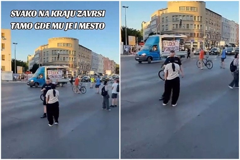Nadrealan prizor na protestu: Novosadski blokaderi otkrili čime će se baviti nakon izbora? (VIDEO)