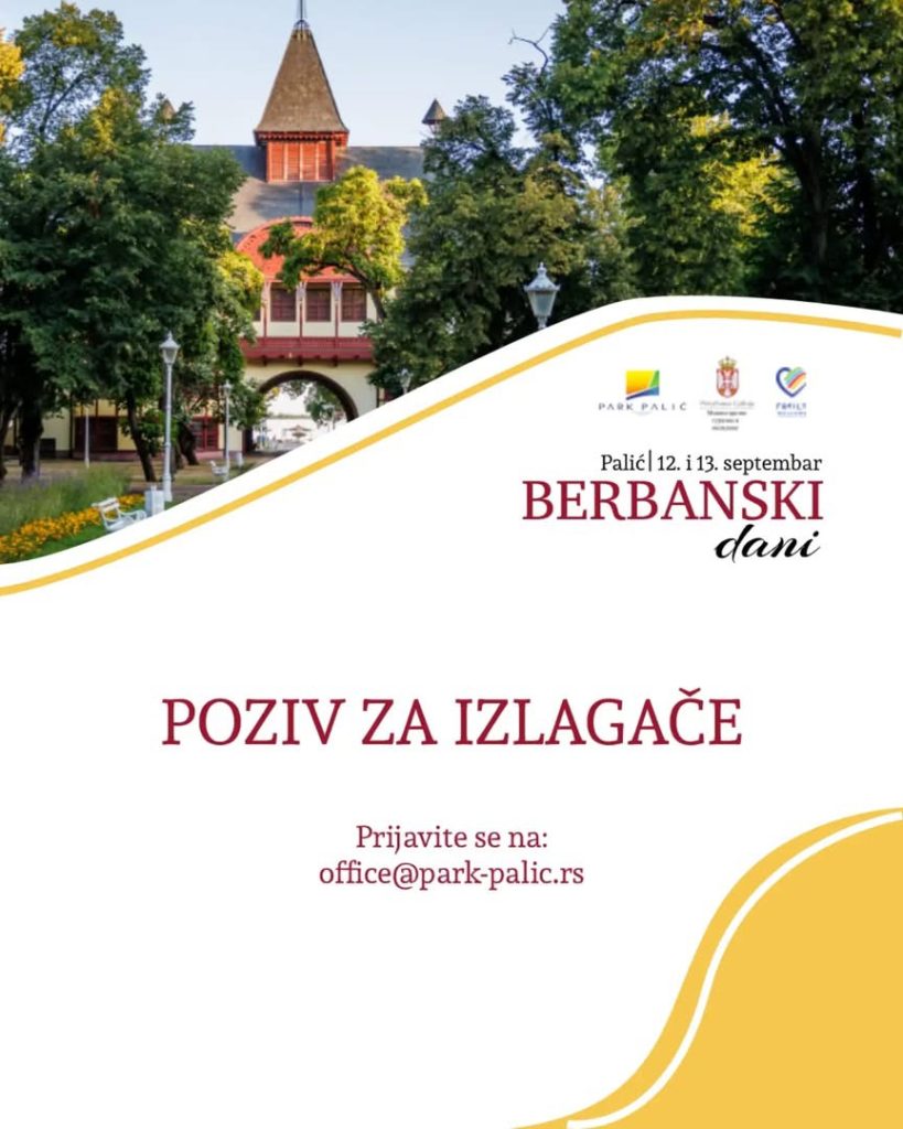Berbanski dani 12. i 13. septembra na Paliću