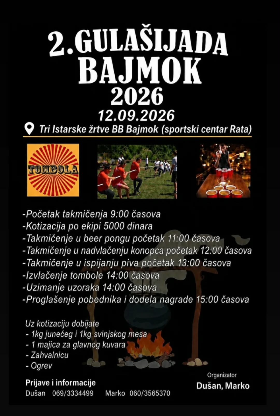 Druga gulašijada 12. septembra na Rati u Bajmoku