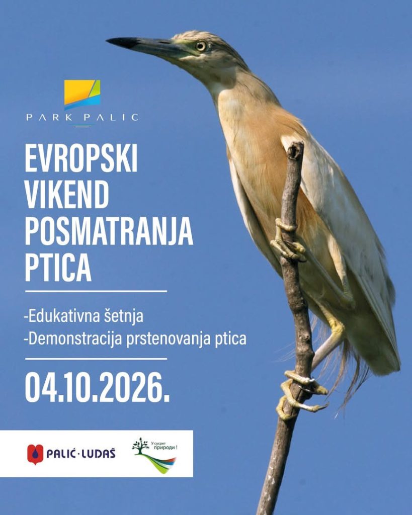 U susret Evropskom vikendu posmatranja ptica: Šetnja uz Ludaško jezero i demonstracija prstenovanja