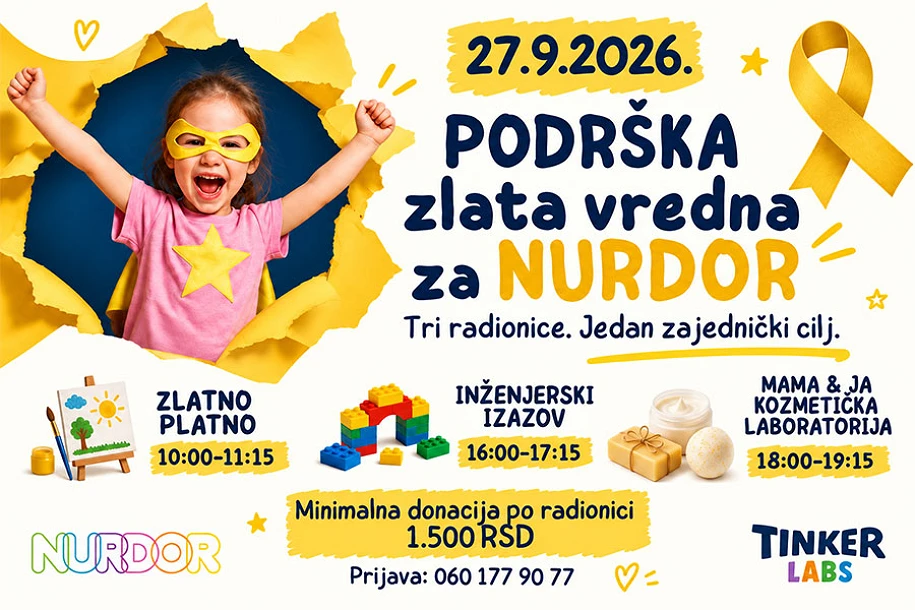 Kreativnošću do humanosti: Subotički mališani u nedelju stvaraju za decu obolelu od raka