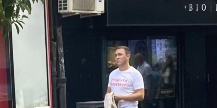 Kakav otac, takav sin! Nikola Rašić podržao blokadere u Nišu (FOTO)