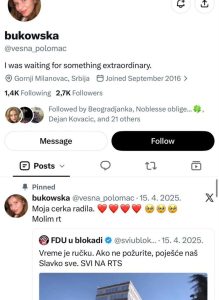 (FOTO) Ma, ovi nisu normalni! Sa blokaderske liste zahtevaju ukidanje srpske himne jer im je "previše srpska"