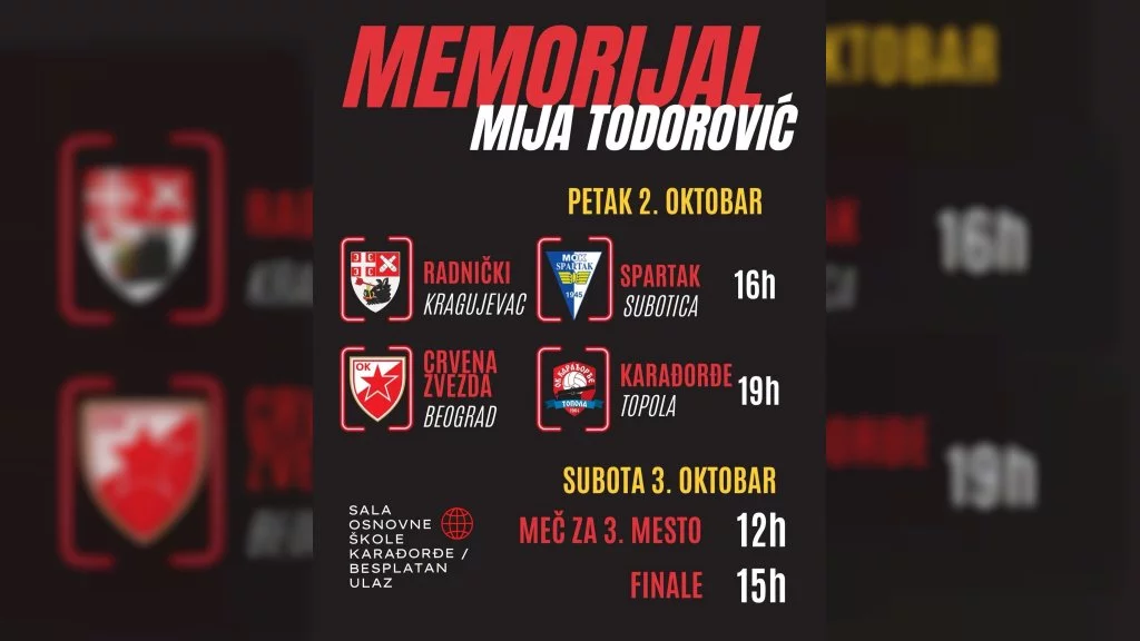 Odbojkaši treći u Topoli