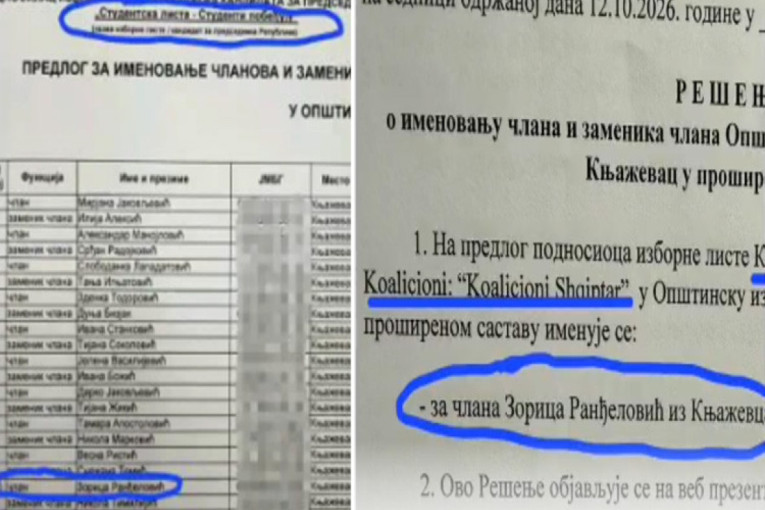 Skandal u režiji blokadera pred izbore! Ista osoba predložena ispred Albanske koalicije i tzv. studentske liste u Knjaževcu?!