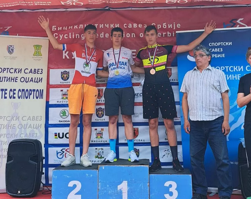 Dve zlatne medalje biciklista Spartaka na Kupu Srbije