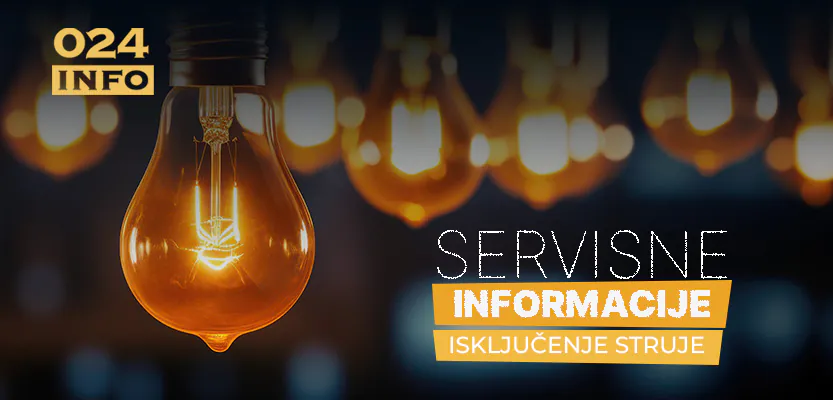 Isključenja struje za petak