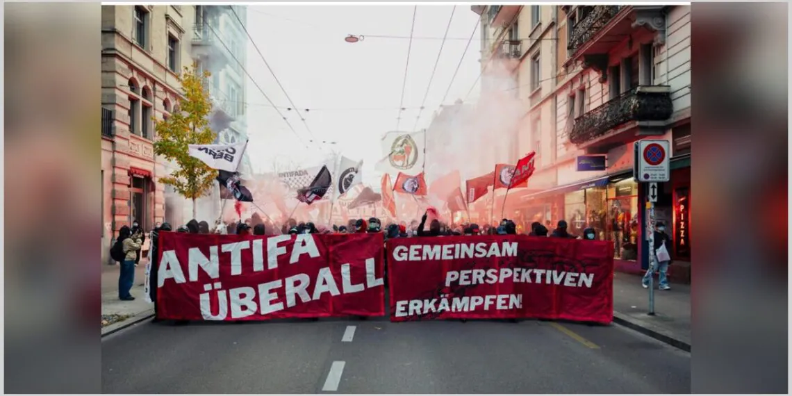 Cirih u plamenu- Antifa napada policiju, a Kran Montanu zaboravili!