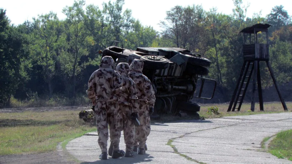 Obuka 246. bataljona ABHO u toku na poligonu Ravnjak u Kruševcu