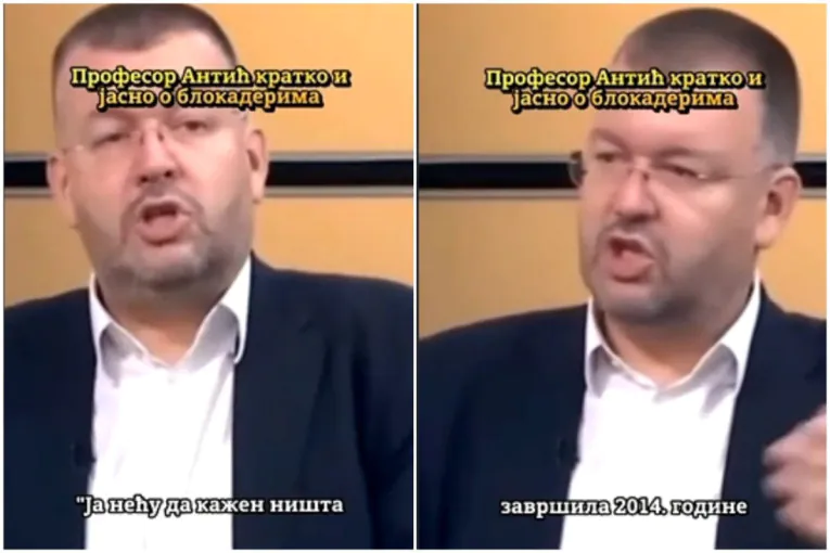 Ko se krije iza maske plenumaša: Profesor Antić objasnio u jednoj rečenici