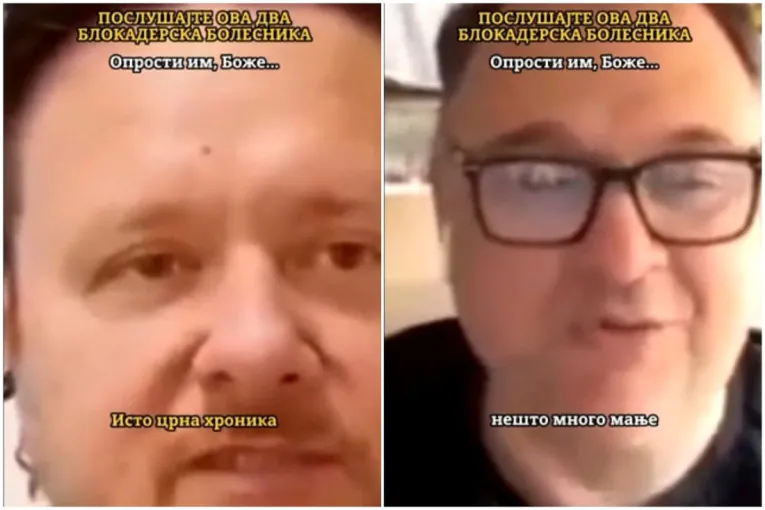 Kulačin i Vodojković vređali vernike, pa kleli Vučića: Blokaderi sa "Nove" bez srama udarili na sve srpsko
