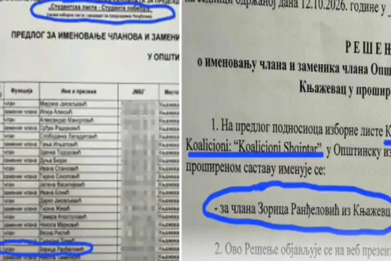 Skandal u režiji blokadera pred izbore! Ista osoba predložena ispred Albanske koalicije i tzv. studentske liste u Knjaževcu?!